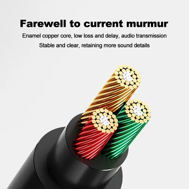 Câble 2 RCA USB C Audio Stéréo Adaptateur Type C Mâle Vers 2RCA Mâle Y Auxiliaire Audio Câble Numérique Compatible Avec Phone - Informatique