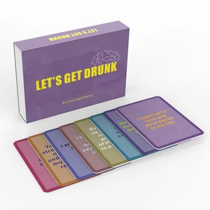 Custom  Wholesale Custom Printed High Quality Positive Affirmative Card Printing Make Exquisite Game Affirmation Cards