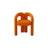 Poltrona in velluto [Sassy Orange]