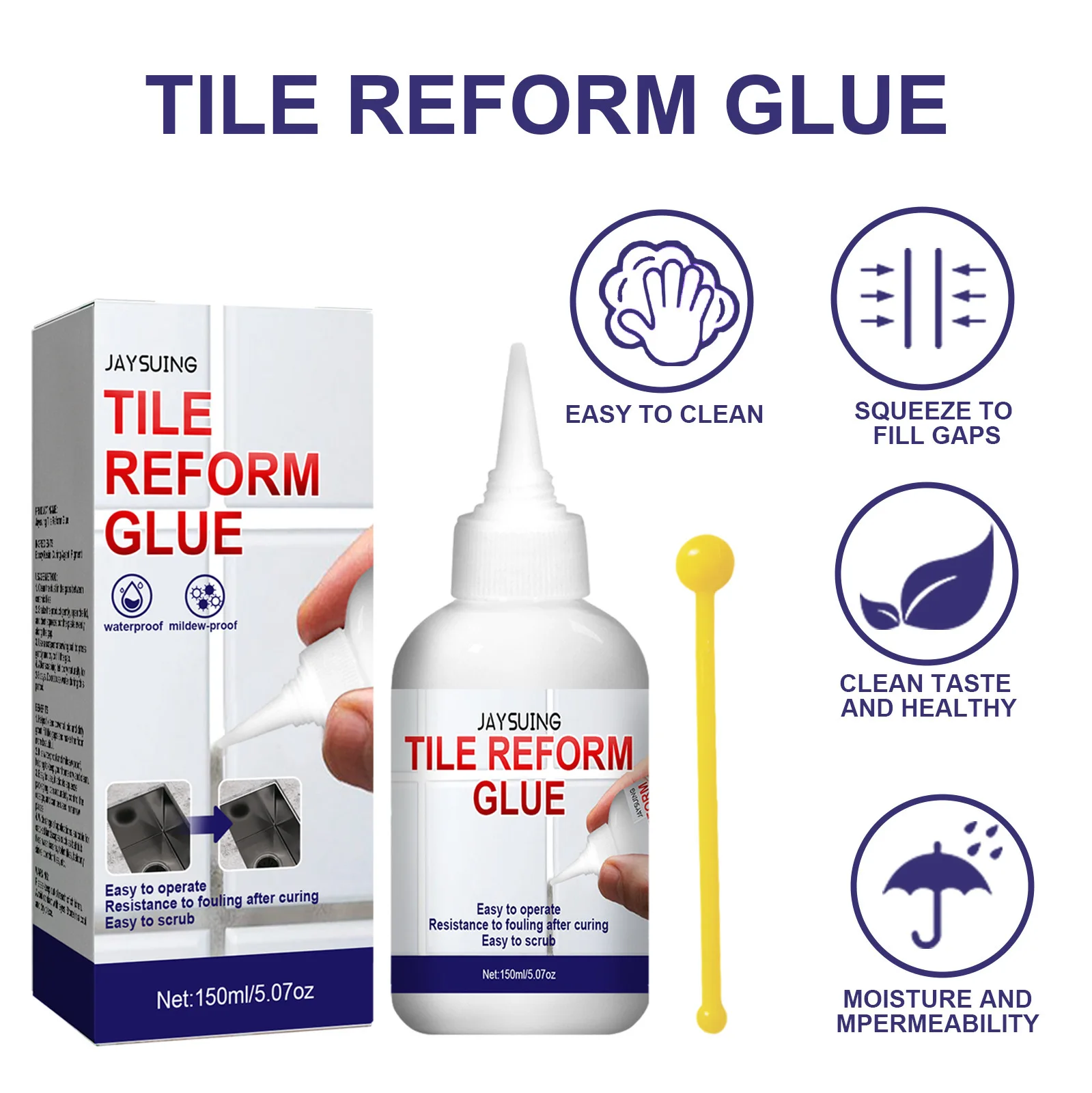 Tile Glue Bathroom Bathtub Balcony Sink Corridor Tile Repair Tile Gap ...