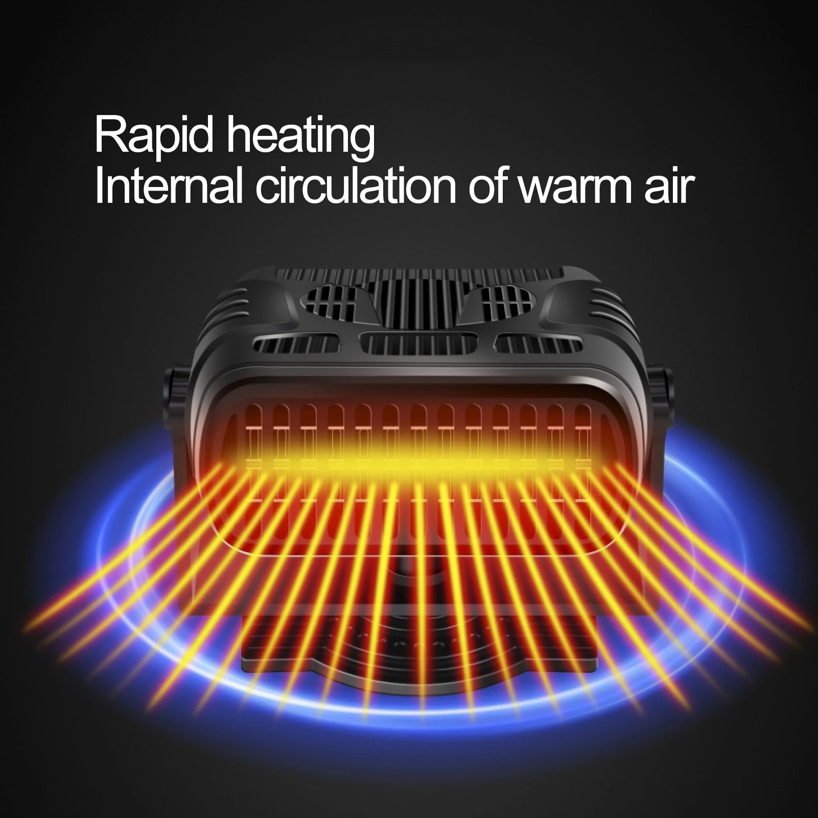 Car Fan/ Heater Multipurpose Quick Heating 12v Auto Heating Machine Automobile Electric For Car
