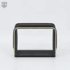 Black + Clear with Gold Trim