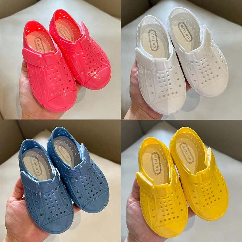 Customization Children PVC Jelly Shoes for Kids Soft EVA