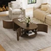 Nogal + MDF + Madera de caucho