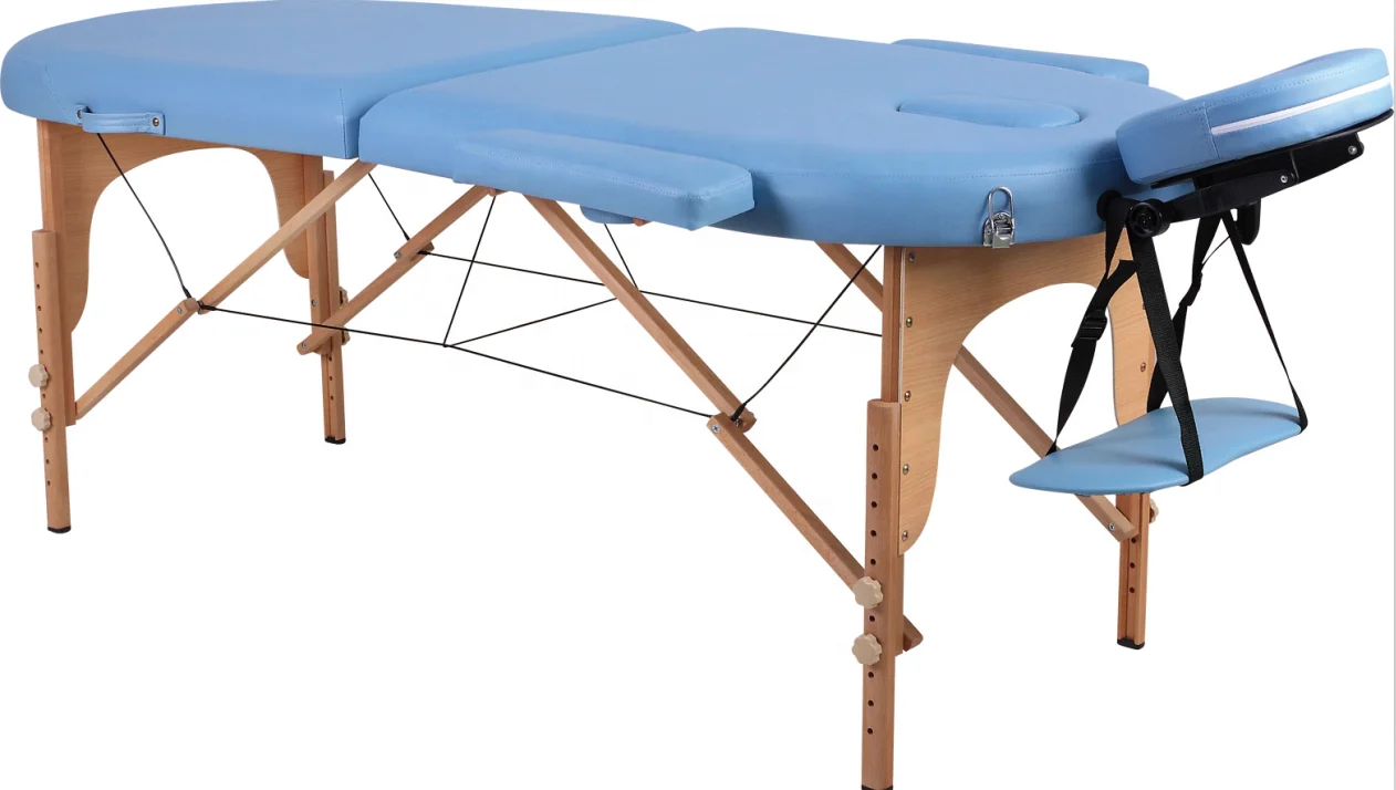 Luxury Design Height Adjustable Massage Folding Beauty Beds Portable