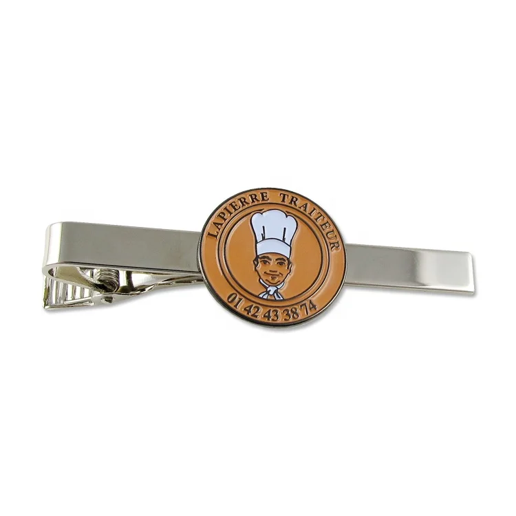 Wholesale Gold Nickel Plated Custom Made 3D Tie Clip