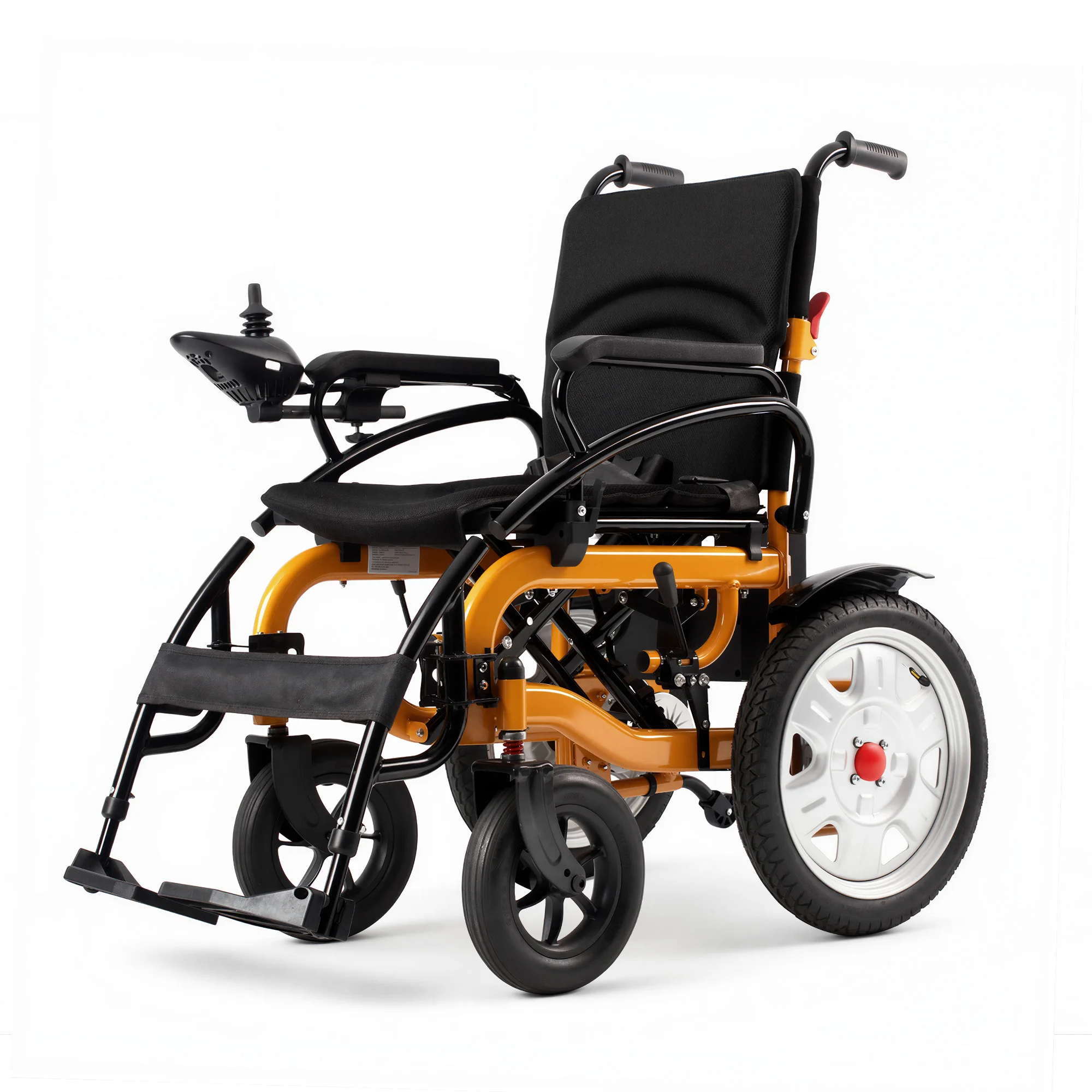 JJW-500115 Carbon Steel Folding Electric Wheelchair