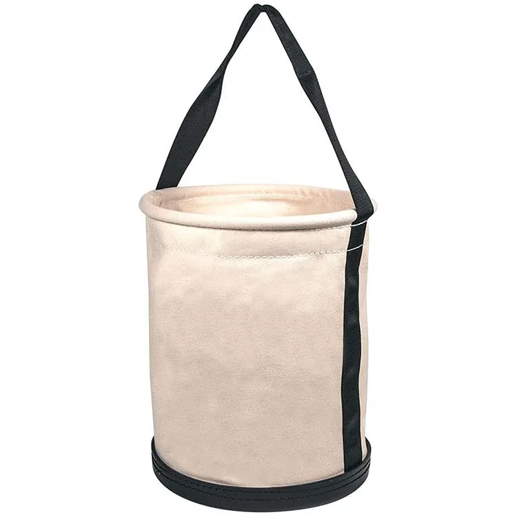Custom Heavy Canvas Bag Durable Wideopening Straightwall Grunt Bucket