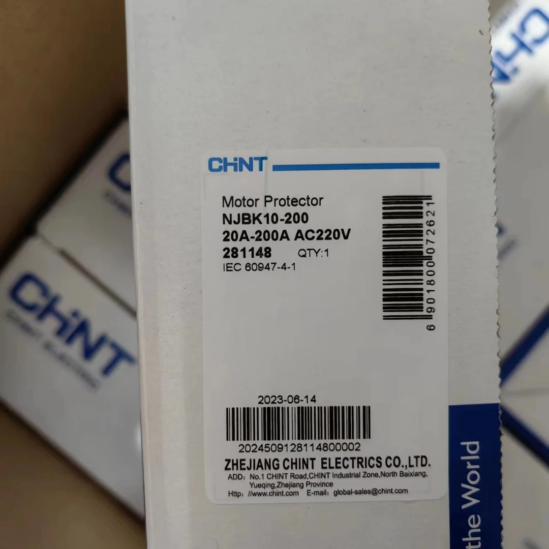 Chint original NJBK10 NJBK10-10 NJBK10-50 NJBK10-200 220V 380V Overload Open phase Three phase imbalance Motor Protection Relay