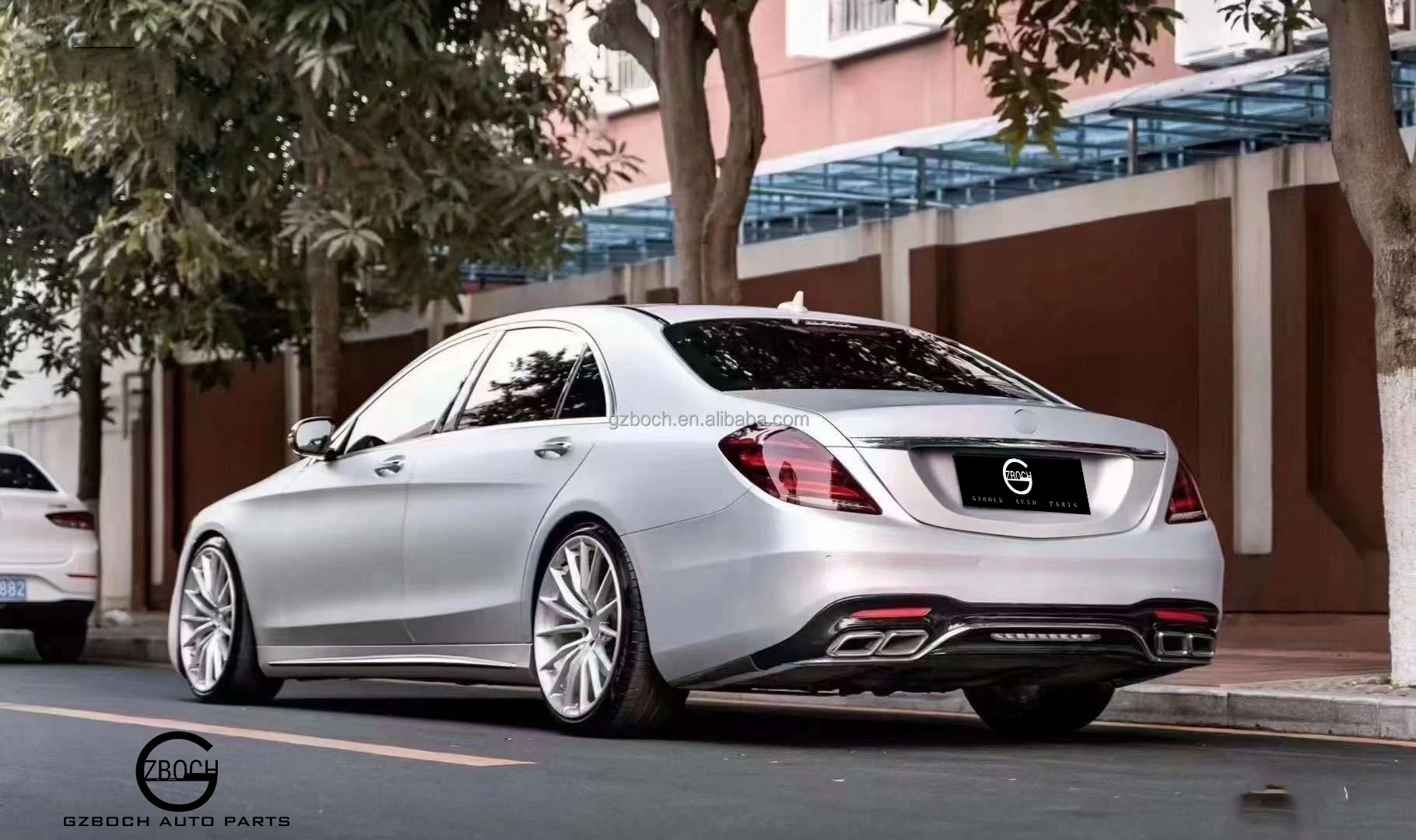 メルセデス W222 Sクラス用 222 ディフューザー S63 AMG 後部バンパー