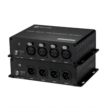 Recommendation 4Ch Forward XLR Balance Audio Fiber Converter Broadcast Standard Analog Balanced Audio