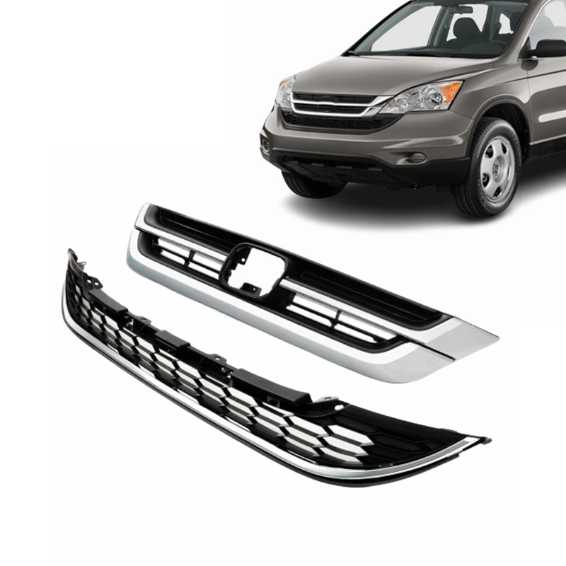 OEM auto parts front hood Bumper Upper Grille ABS chrome lower grille for HONDA CRV CR-V 2010 2011