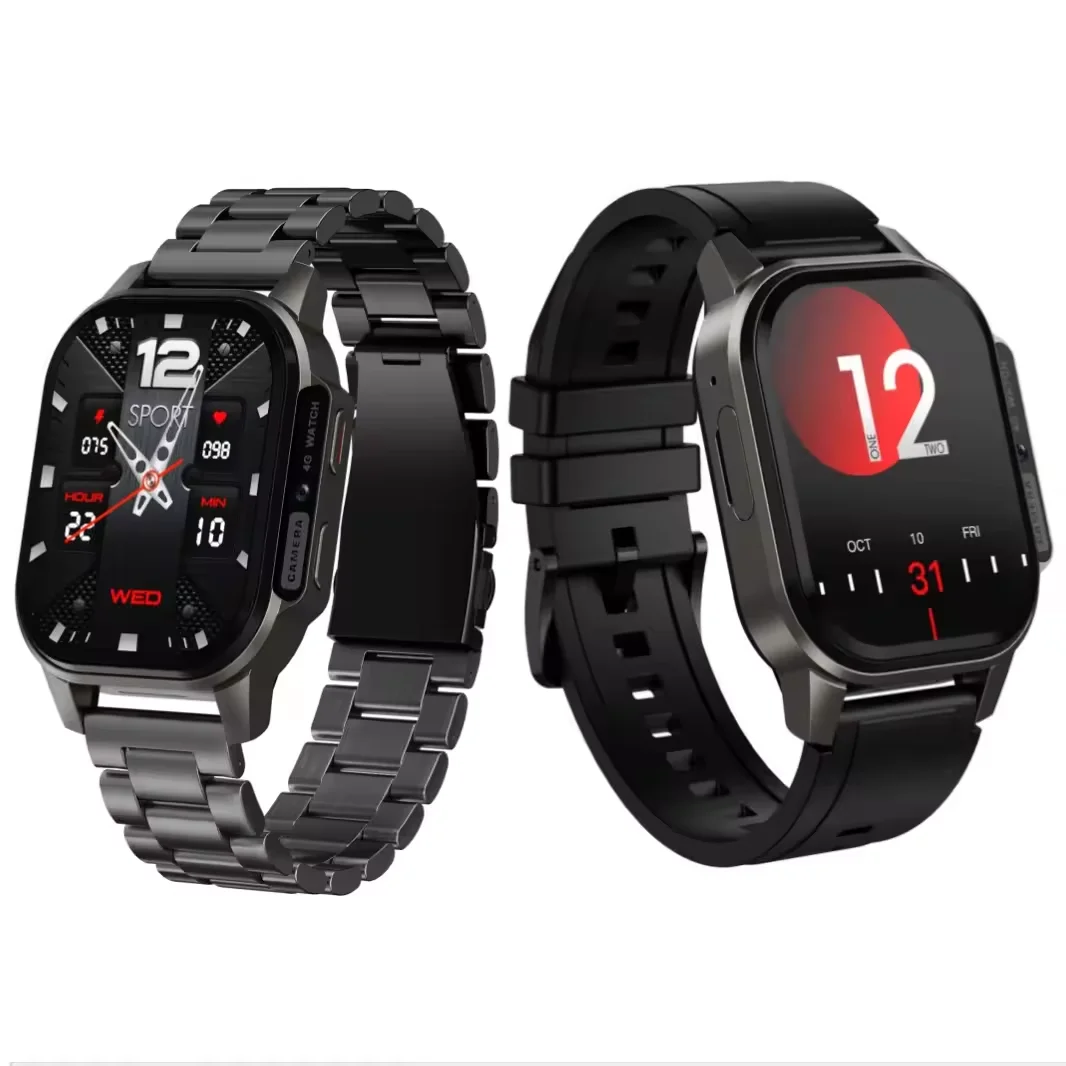 HD Camera Metal Bezel Android Smart Watch 4G Video Chat Super