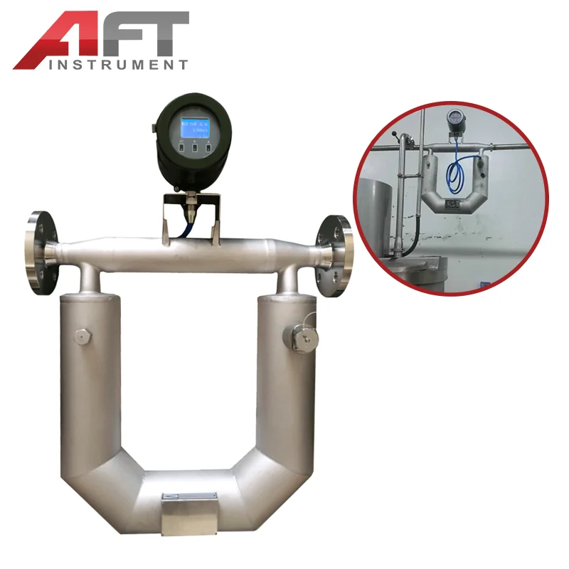 Liquid and Gas Flow Micro Motion Coriolis Mass Flow Meter