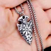 silver  Triangular shield steel chain
