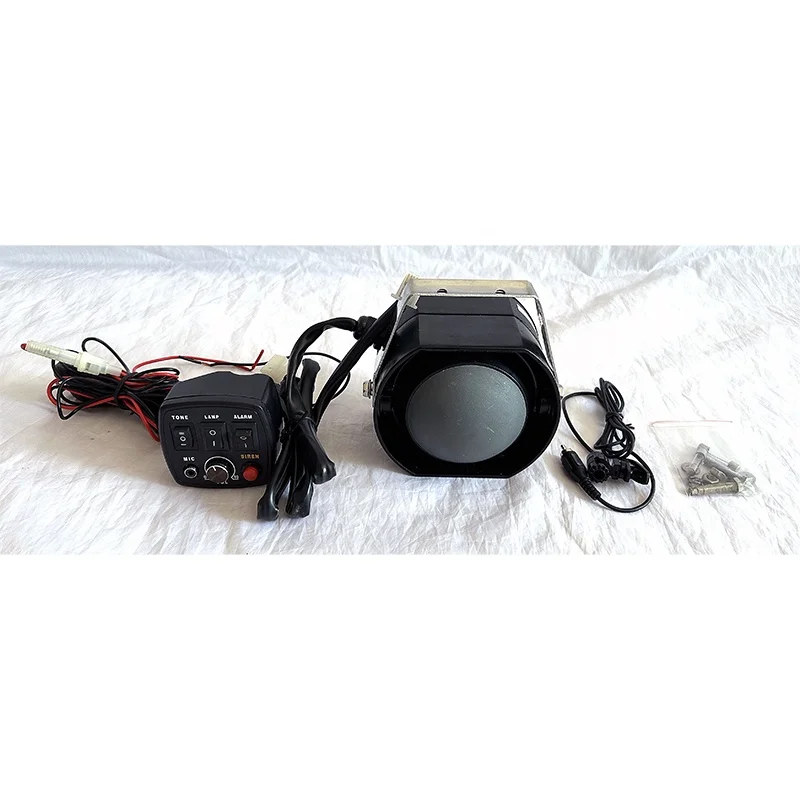3 Tones 40W Motorcycle Warning Siren Complete Waterproof Motorcycle Speaker Siren  Dc12v 24v Motorcycle Siren and Speaker
