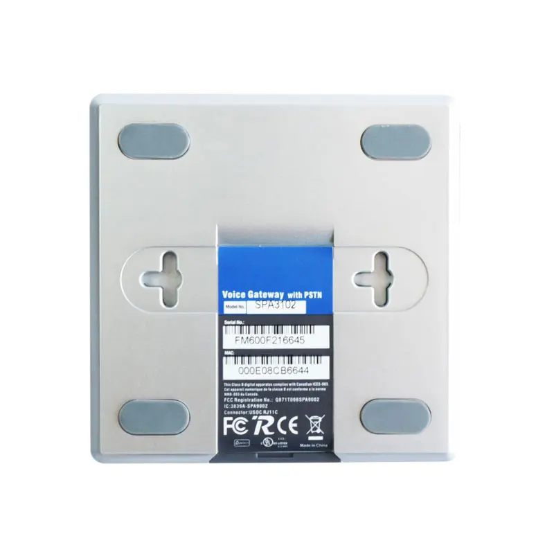 Telefono Internet SIP Adattatore VoIP PAP2T 2 Porte - Convertitore Telefono Analogico A Internet Con Spina EU Adattatore Sip Per Chiamate Low Cost