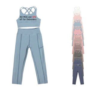 50% Off Custom Embroidery Newborn Infant Toddler Pants Solid Knitted Baby Girls Yoga Legging Leggings