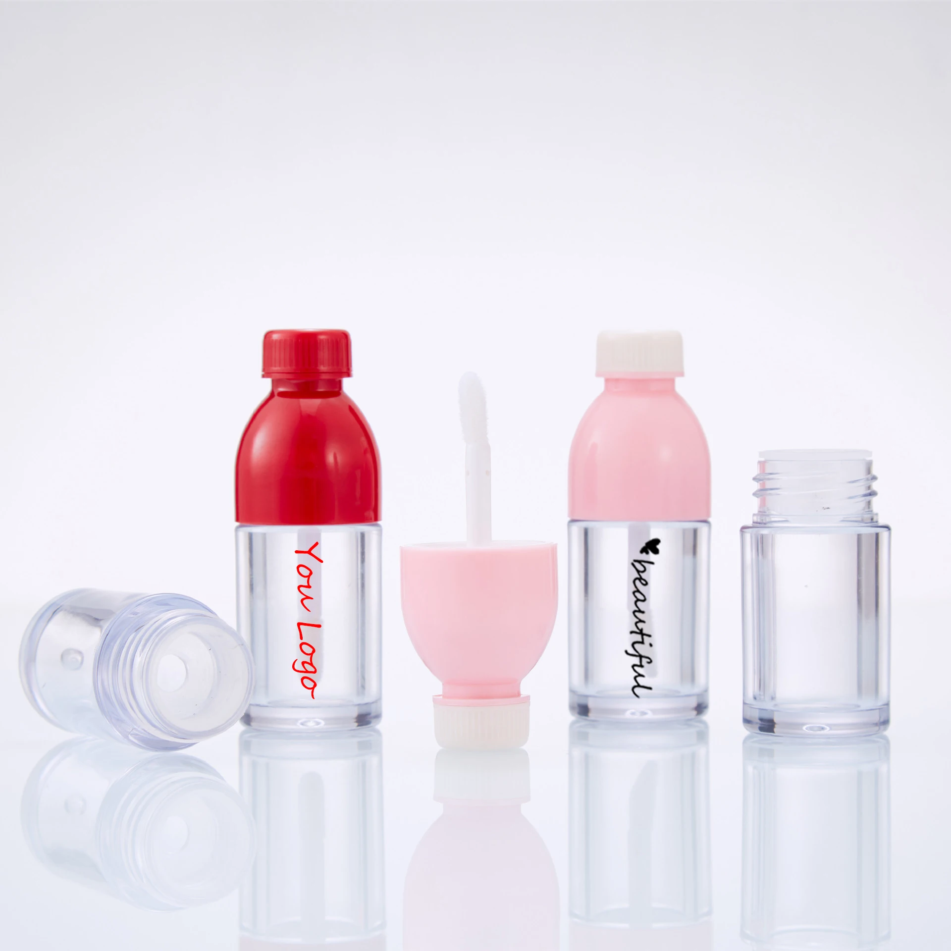 Custom Small Capacity Mini Beverage Bottle DIY Lip Glaze Gloss Tube