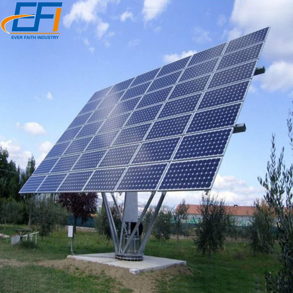 Dual Axis Solar tracker Mounting System Ground Mounted Solar Tracking Kit Ground Solar tracker 2 Axes