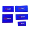 5ขนาดกล่องยางกันลื่นที่หนีบผมสีฟ้า