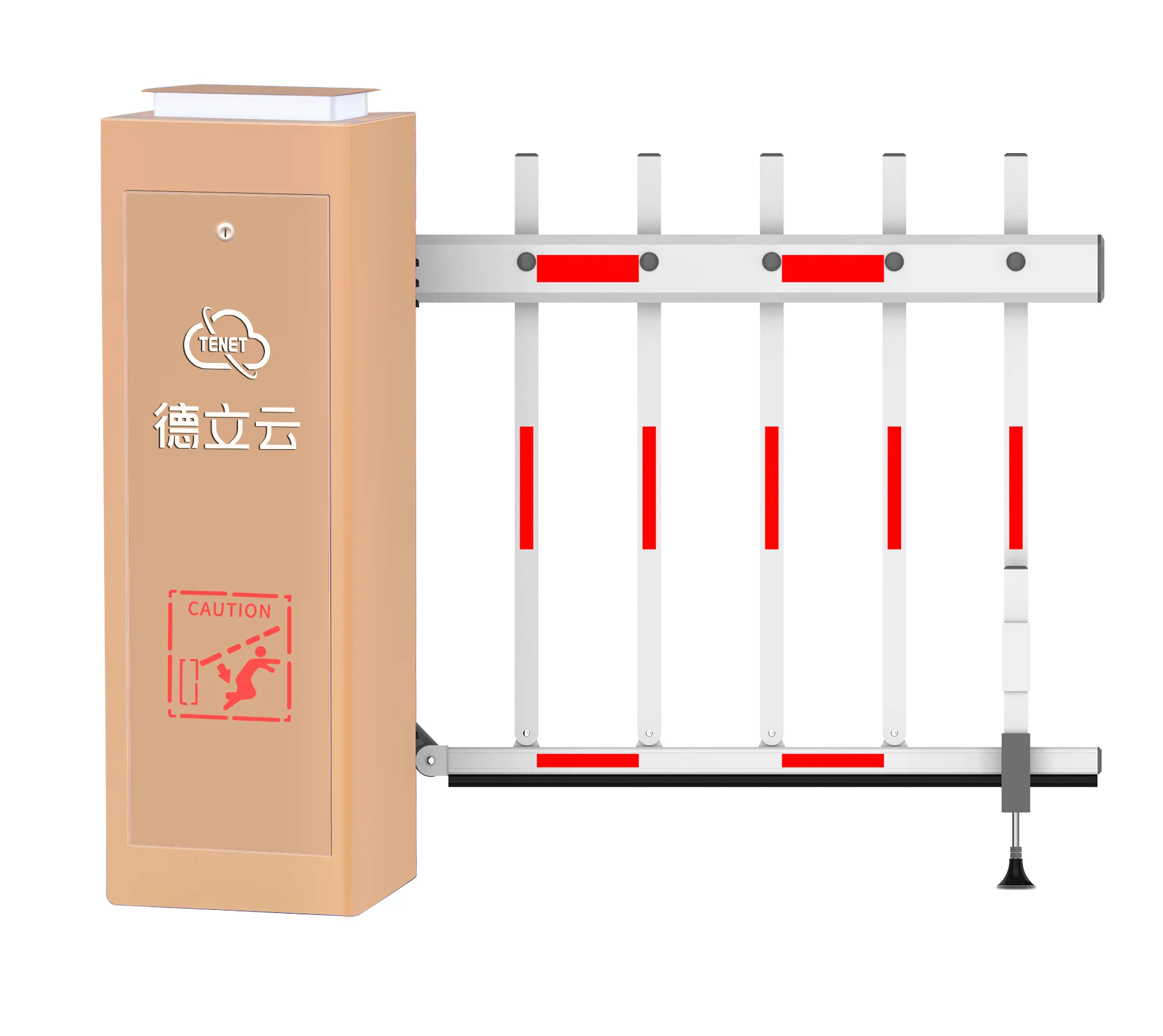 Fast Opening Parking Lot Gate Barrier Rod 24V DC Brushless Motor Rfid Automatic Boom Barrier Gate Traffic Servo Barrier