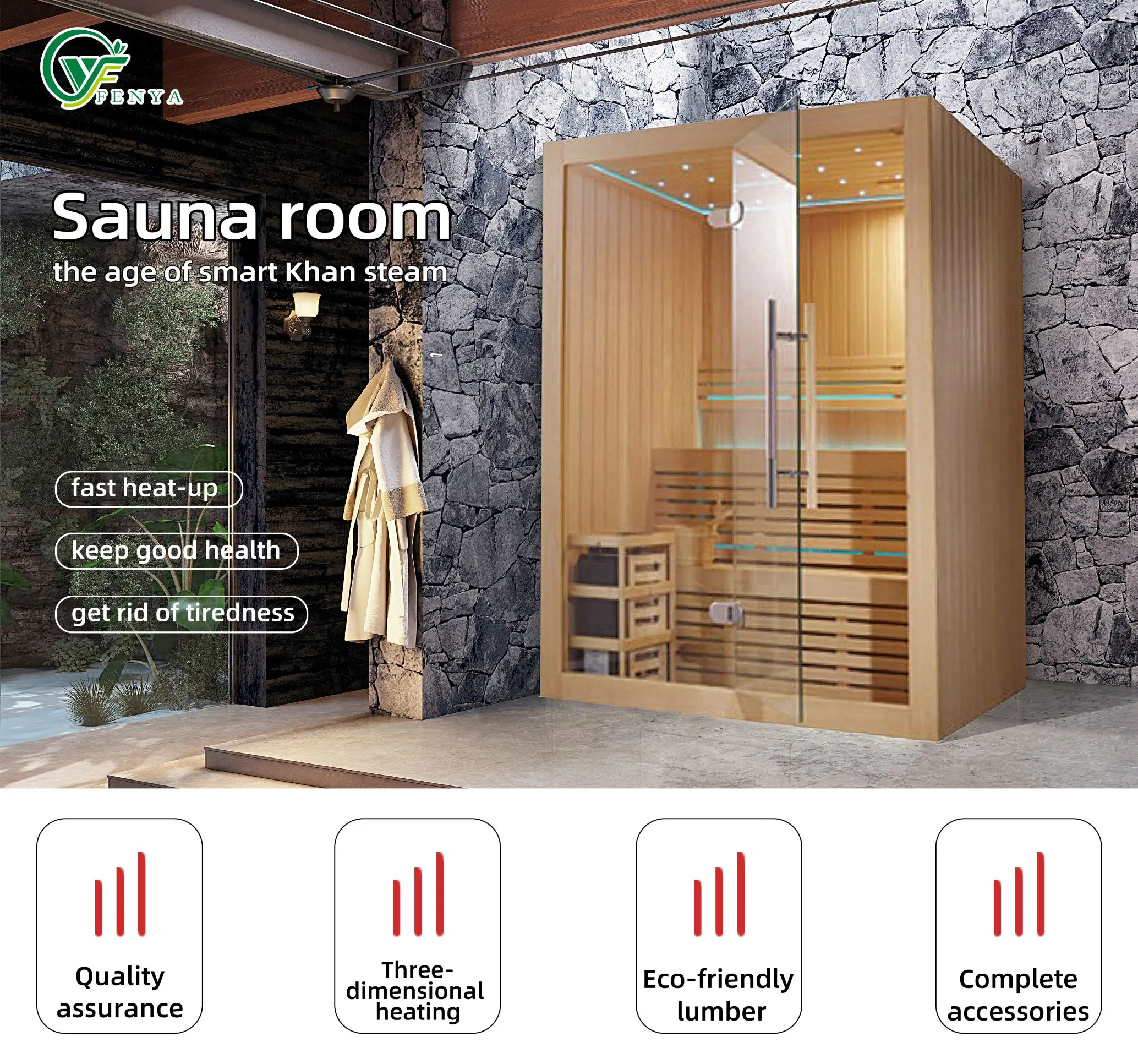 Dynamic Saunas Fenya 4 Person Low Emf Far Infrared Carbon Canadian