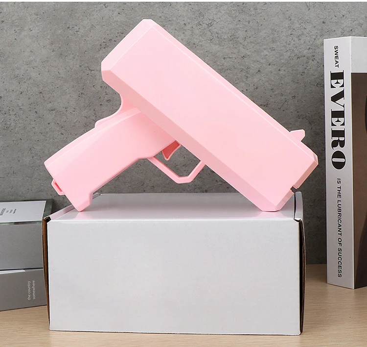 Shooting Money Making It Rain Money Gun Shooter Handheld Fake Bill Dispenser Toy Custom Electric Money Guns for Party