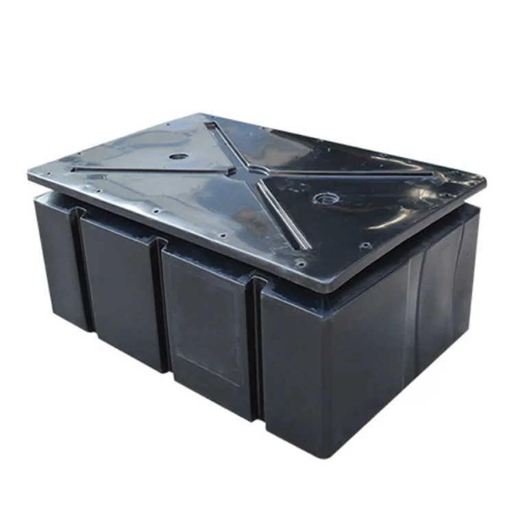 Hdpe Plastic Rotomold Pontoon Floating Box Eps Foam Fill Dock Floaters ...