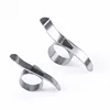 Snail ring peel stainless steel large size