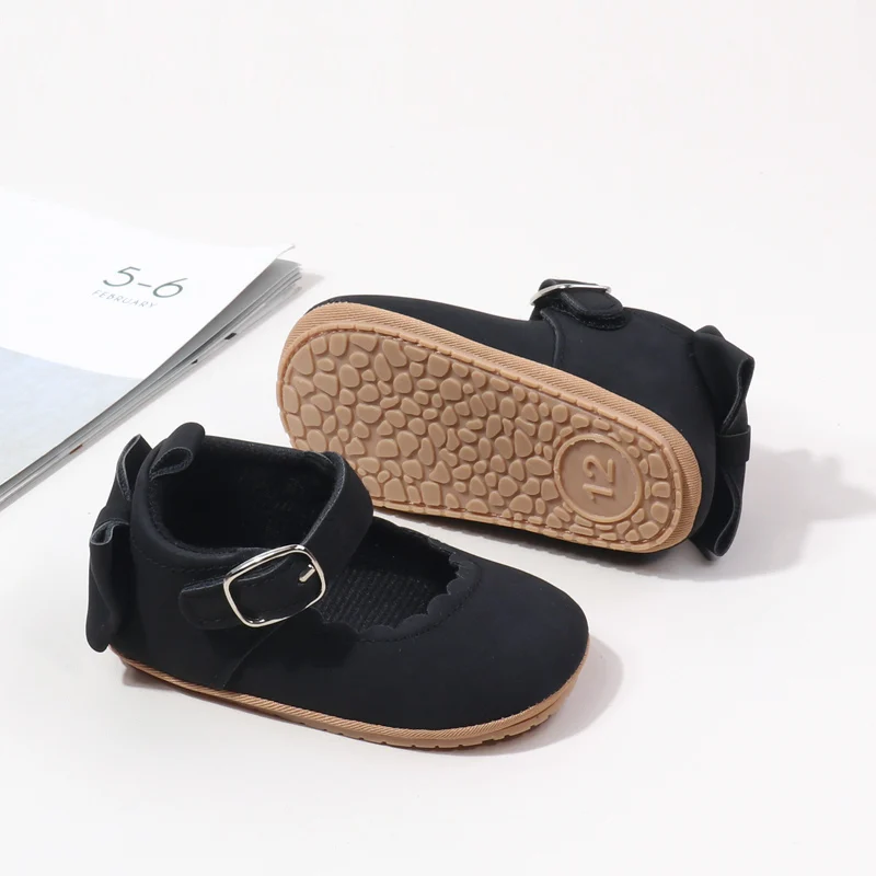 Factory Directly Beautiful Fancy Baby Girls Shoes Soft Sole Newborn Infant Shoes for Girls Cute Bowknot for Toddler Girls factory