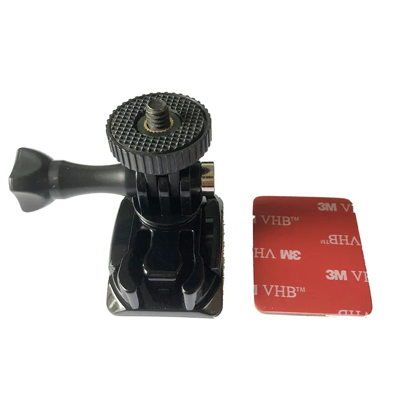 Factory Direct Sale 360 Rotating Adhesive Safety Hard Hat Riding Helmet Mount Camera Go Pro CE RoHs