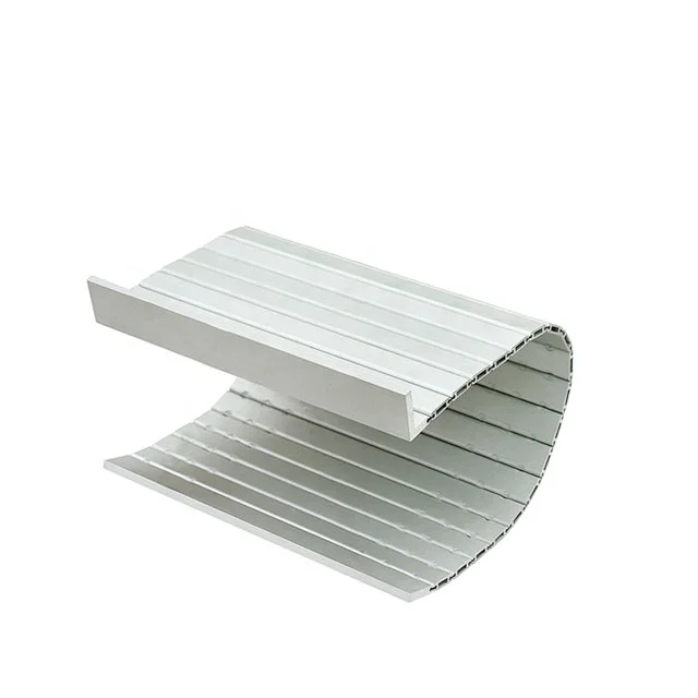 Aluminium Roller Shutter Cover for CNC Lathe Machines Rolling Curtain Machine Retractable Guard Shield Mixed Direction Installed