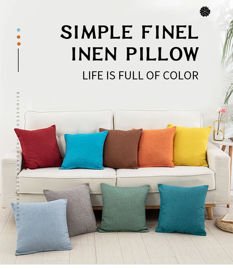 Decorative Throw Pillows Covers Yellow Green Gradient Series Corduroy Striped Square Pillow Case Cushion Cover details