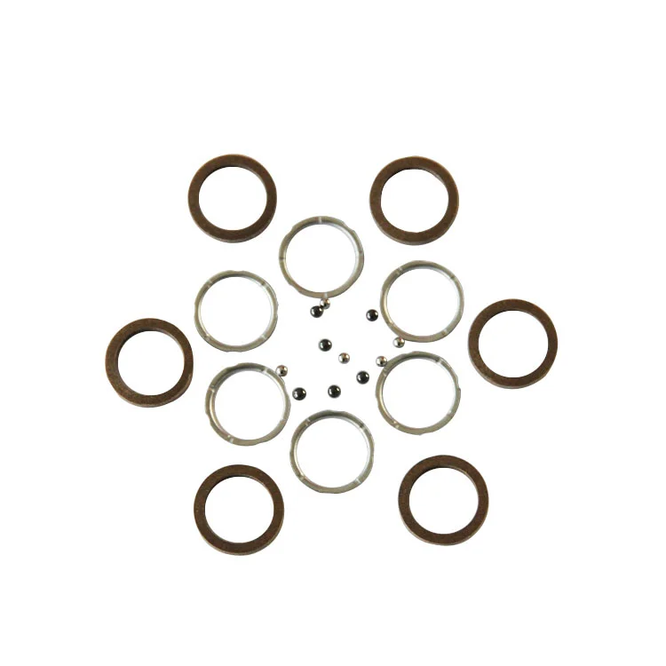 Common Rail Injector Overhaul Kit F00VC99002 Injector Repair Kits Steel Ball Gasket Shims Steel Ball Size 1.34mm for Bosch