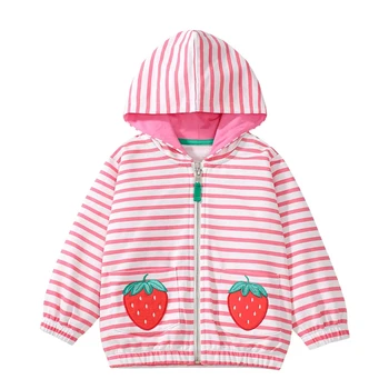 Long-sleeved Girls' Sweatshirt Cartoon Hooded Children's Sweatshirt European and American Autumn Cute Pure Cotton Coat