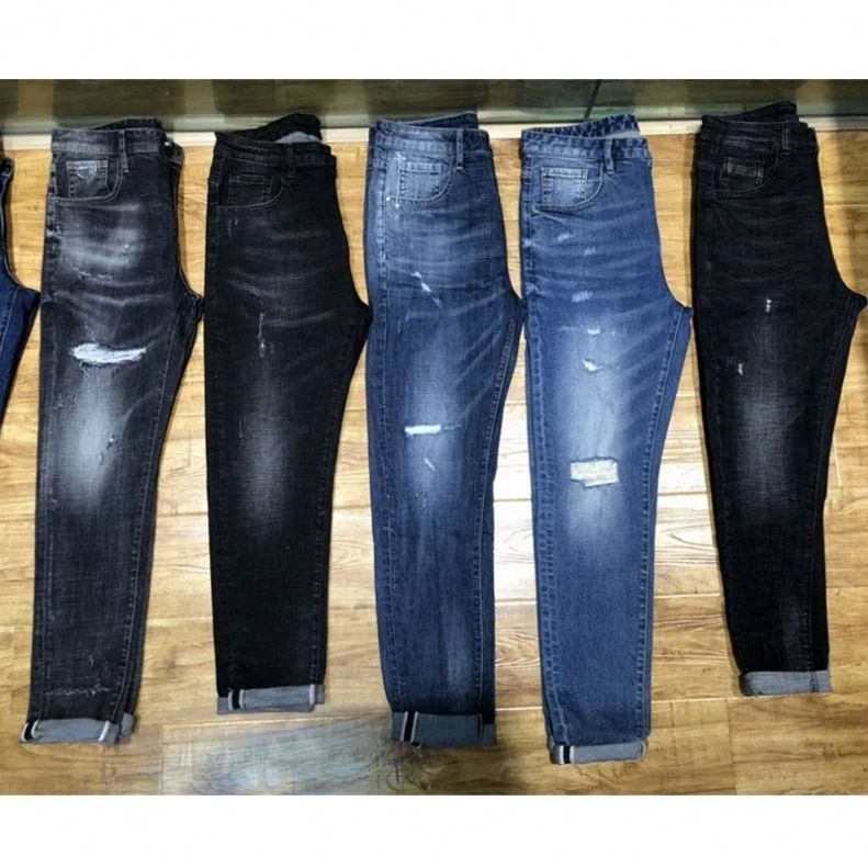 Ripped Skinny Mixed Style Clearance 