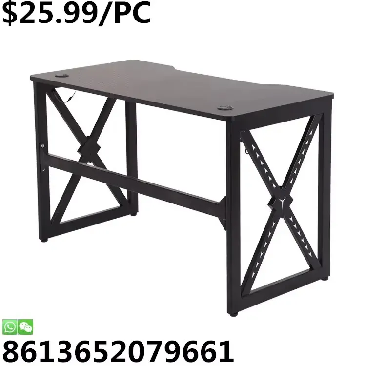 Customized Design Factory  Foldable Lower Price Metal Frame Folding Table