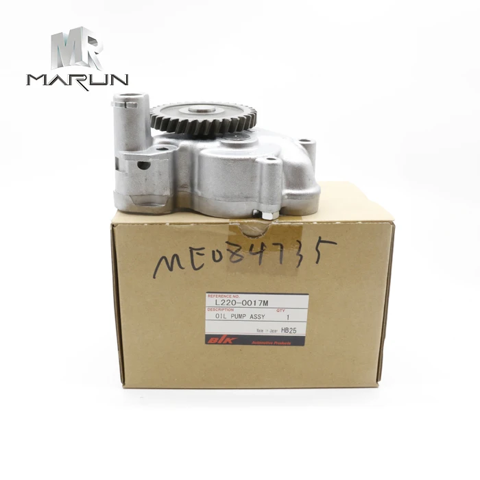 Original 6D34 Oil Pump Assy for Excavator SK200-6 Construction Machinery Part L220-0017M ME084735