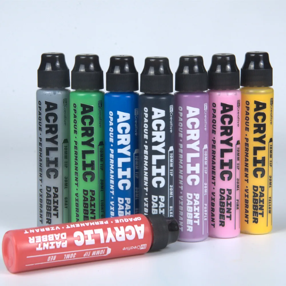 Custom 30ml Bingo Dabber Acrylic Ink Art Markers Set for Home Party & Creativity