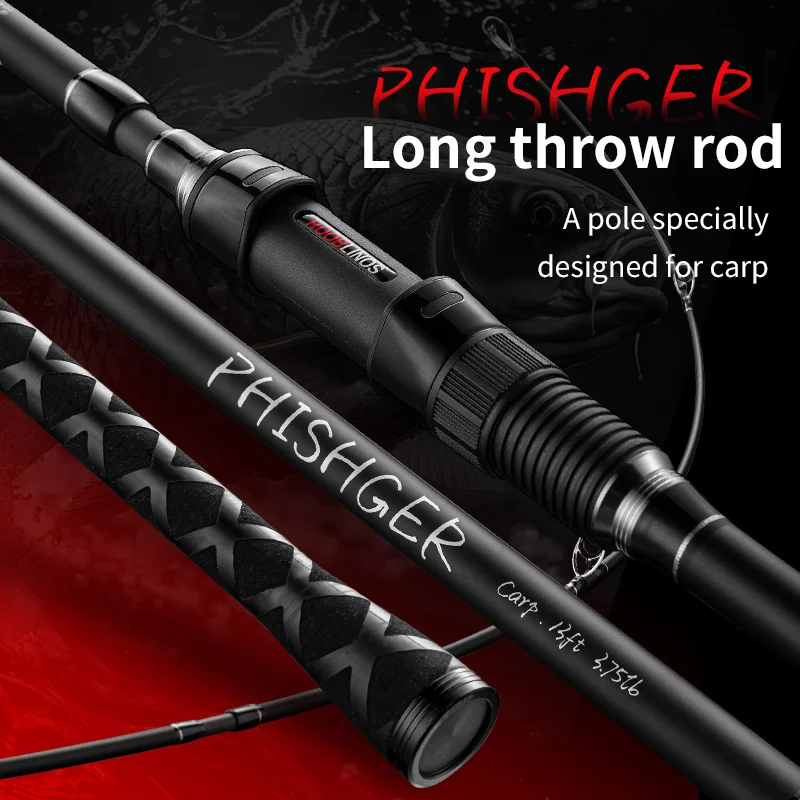ROOBLINOS PHISHGER Surf Fishing Rod - 5 Section Carbon Fibre