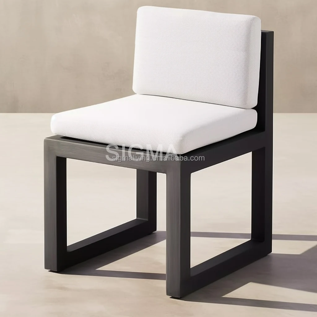 high quality luxury garden furniture patio furniture aluminum dining table and chair outdoor dining set