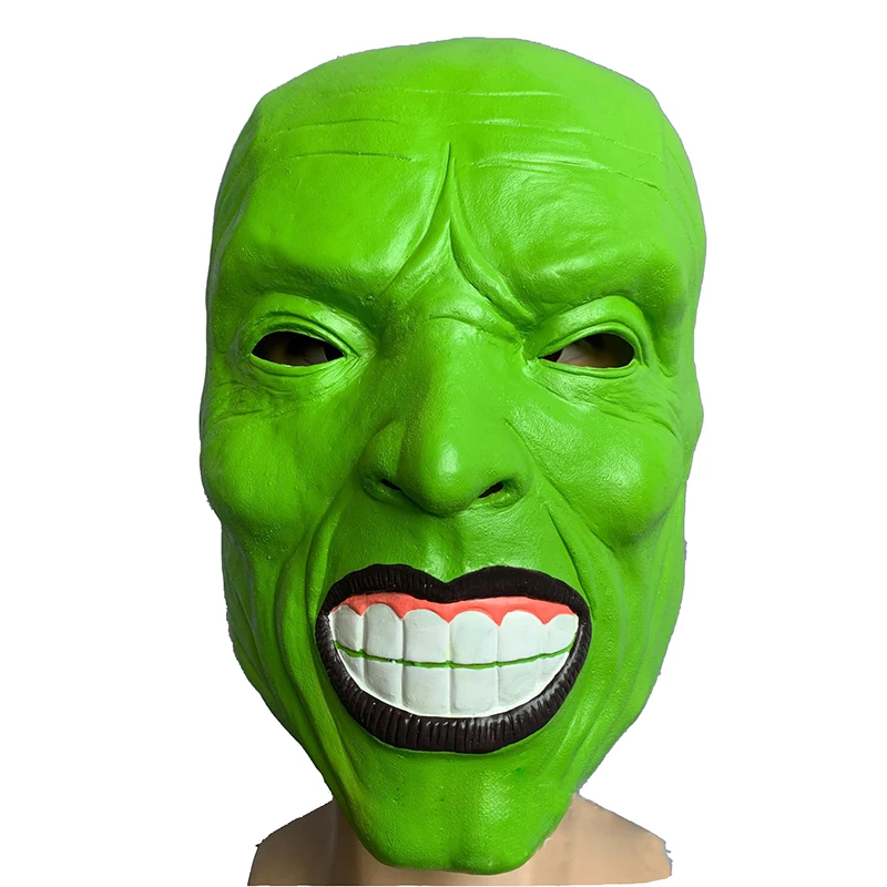 Loki Mask Movie Jim Cosplay Green Mask Fancy Dress Loki Costume Mask ...