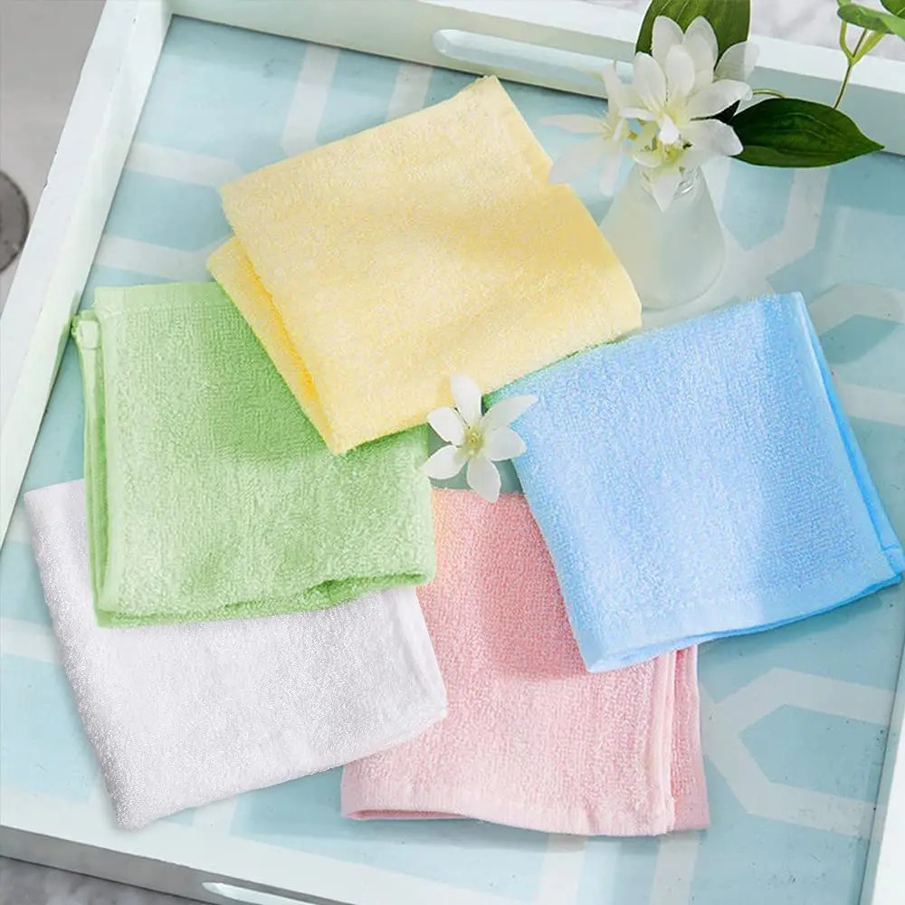 Newborn CPC Certificate Baby Face Washcloth Towel 100% Bamboo Washcloths Gray Set