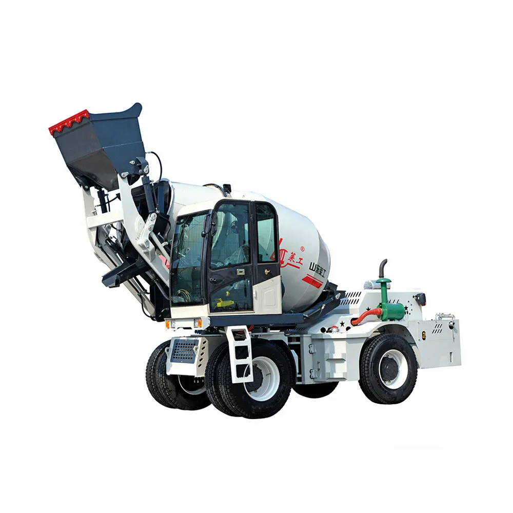 Laigong H30 Self Loading Concrete Drum Mixer Truck Cement Mixer 3cbm