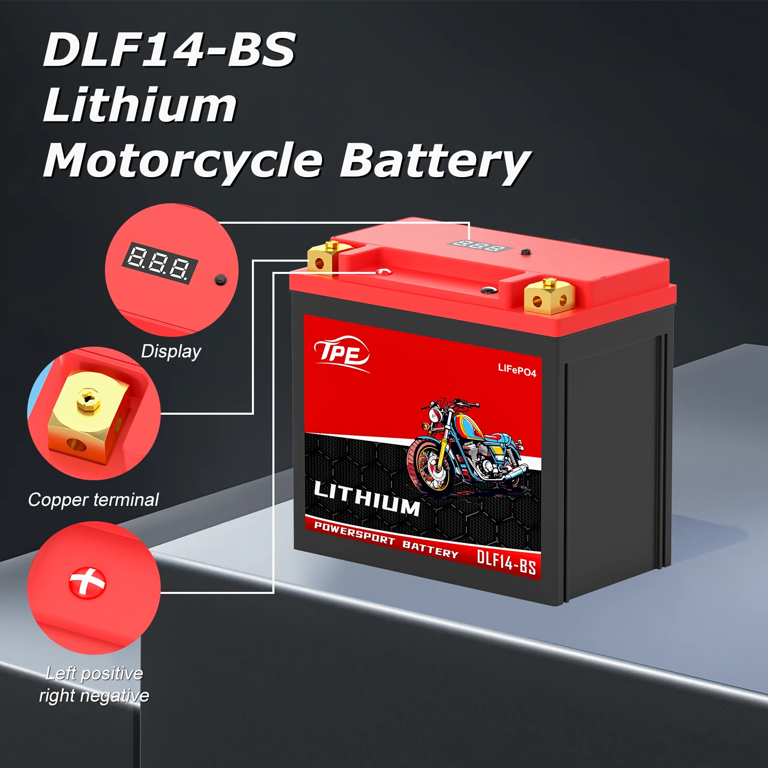 Wholesale Price Car Lithium Starting Battery 12.8V 6Ah  Lifepo4 Motorcycle Battery Lifepo4 supplier