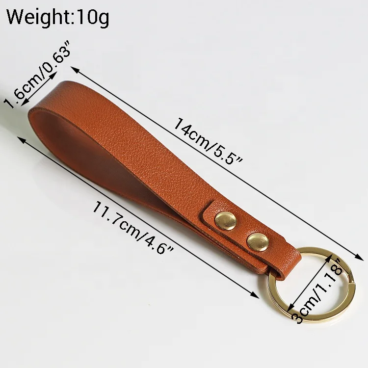 Shop Our Customized Litchi Pattern Keychain Perfect Gift