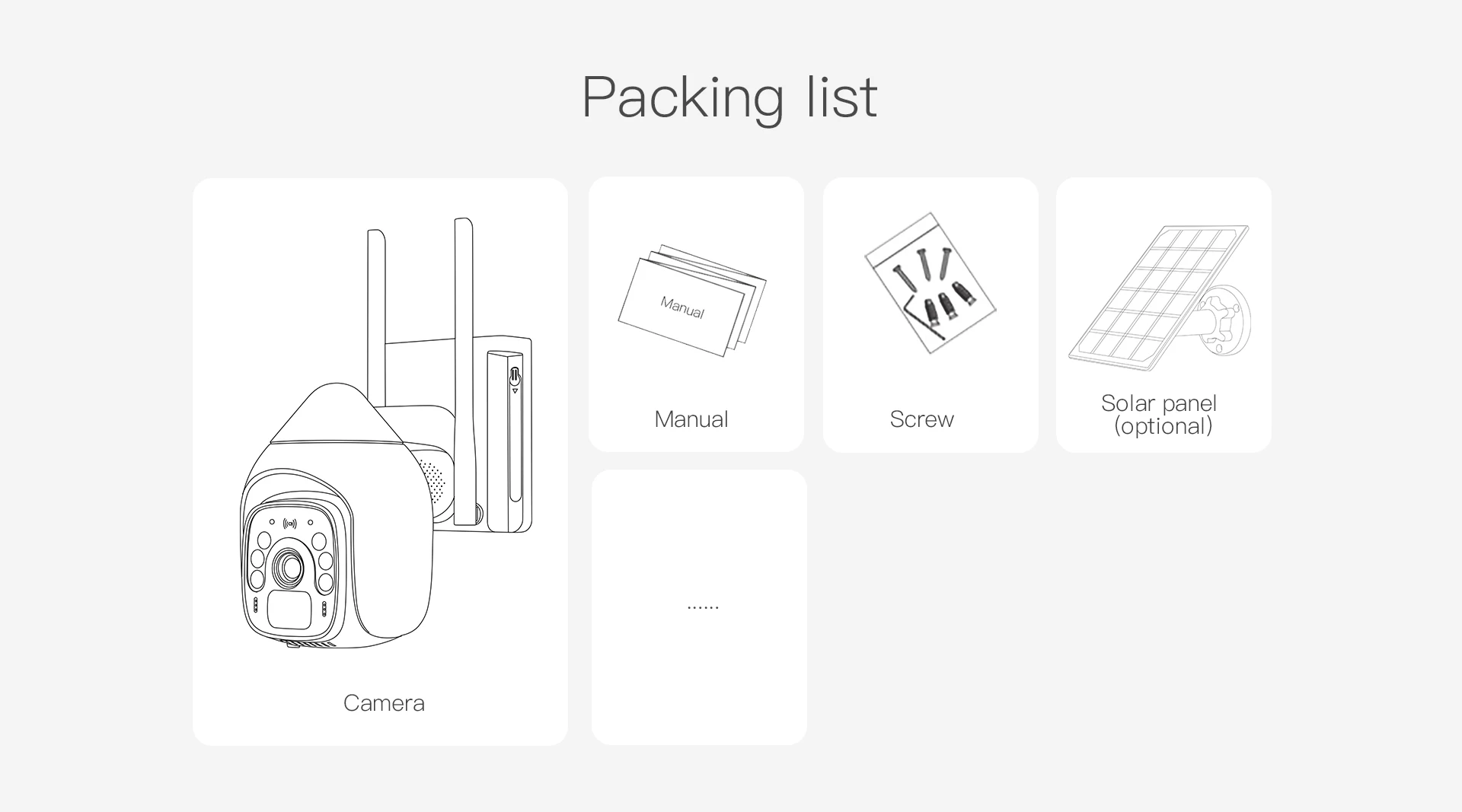 4g Wifi Solar Panel System Home With Battery Camera Ptz Dome Outdoor