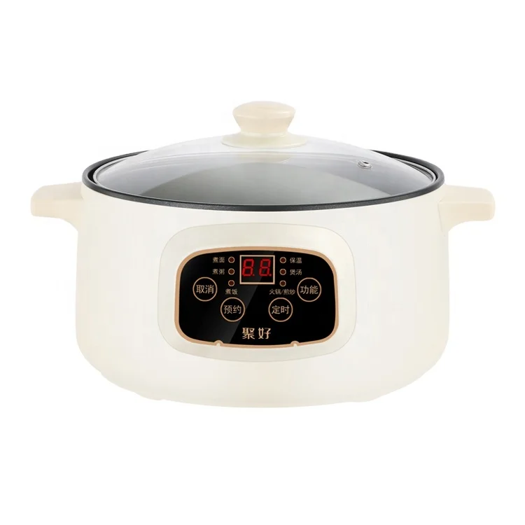 Intelligent Multifunctional Electric Frying Pan with Cover