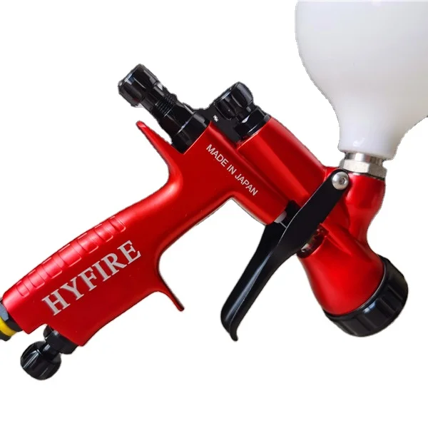 600ml Gravity Feed Spray Gun – 1.3mm Nozzle For Devilbiss / Cars (Neptune Red 110B Style)